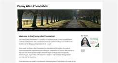 Desktop Screenshot of fannyallen.org
